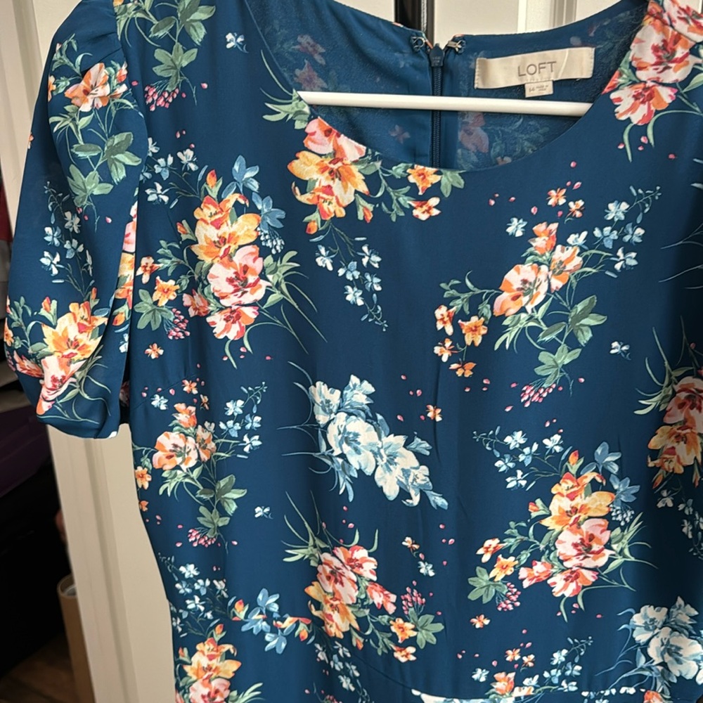 Women’s Loft blue dress